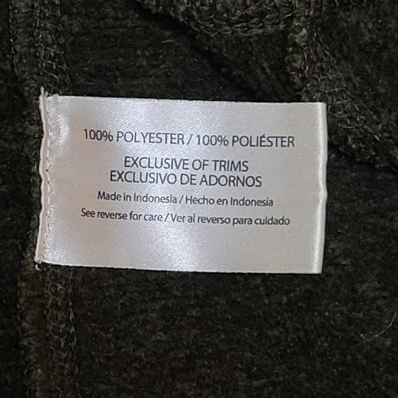 Woolrich 1/4 Snap Pullover Fleece Sweater Men's Sz M Green Polyester Pocket - Picture 7 of 7